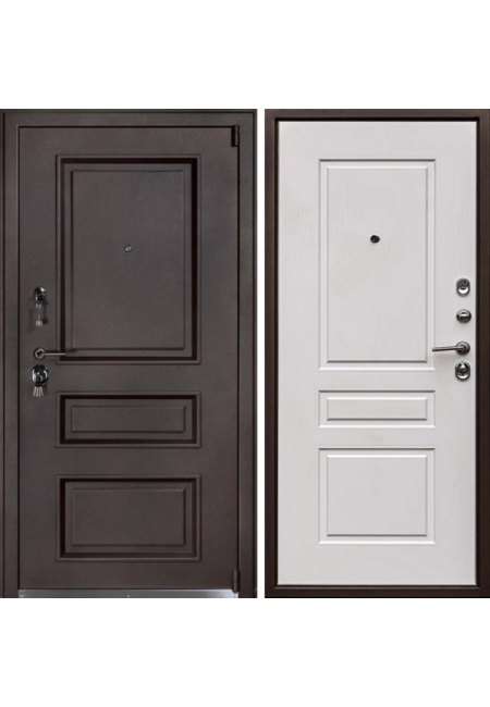 Входная дверь Двекрон Парма коричневая