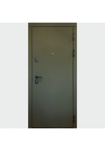 Входная дверь Двекрон Ель (темно-зеленый цвет)
