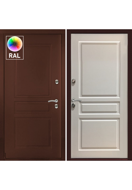 Входная дверь Двекрон Палацио RAL 8016 Эмаль с терморазрывом