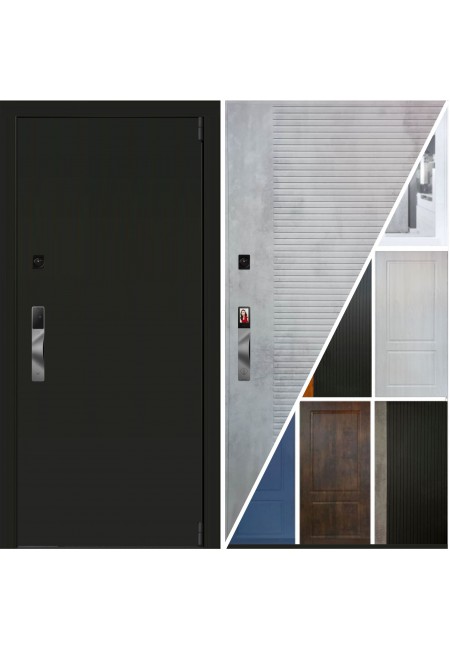 Электронная входная дверь Двекрон Стайл Xiaomi Lockin V5 Max (Ксяоми) с распознаванием ладони, лица и видеоглазком