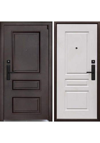 Электронная входная дверь Двекрон Arkano Home Парма коричневая