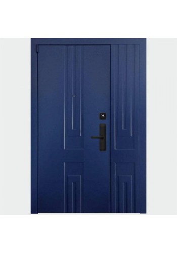 Электронная входная дверь Двекрон Arkano Home в эмали RAL 5000 1300Х2150